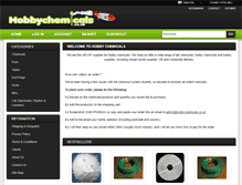 Tablet Screenshot of hobbychemicals.co.uk
